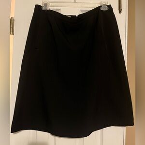 Jones Studio Elegant Black A-Line Skirt